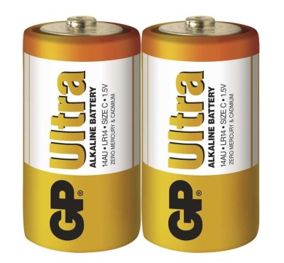 Baterie alkalicka GP ULTRA C - 2ks